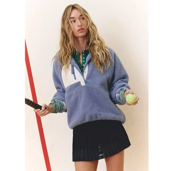 NWT Free People Movement Rally Ruffle Mini Skirt 💙 - Picture 1 of 10